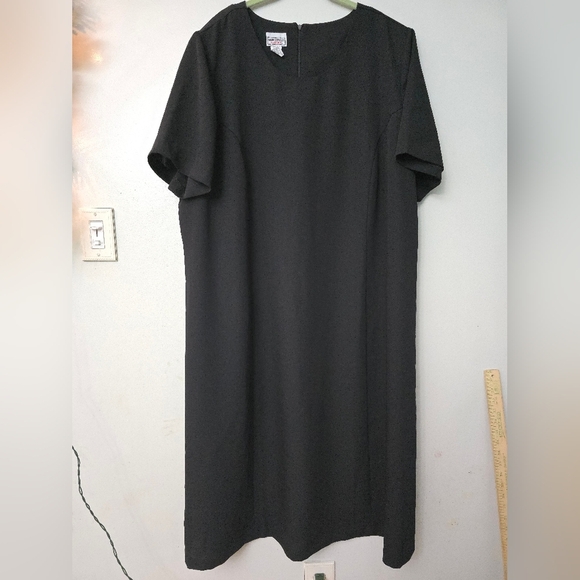 Main Street Classics Black Maxi Dress 30W Minimalist - Picture 1 of 10